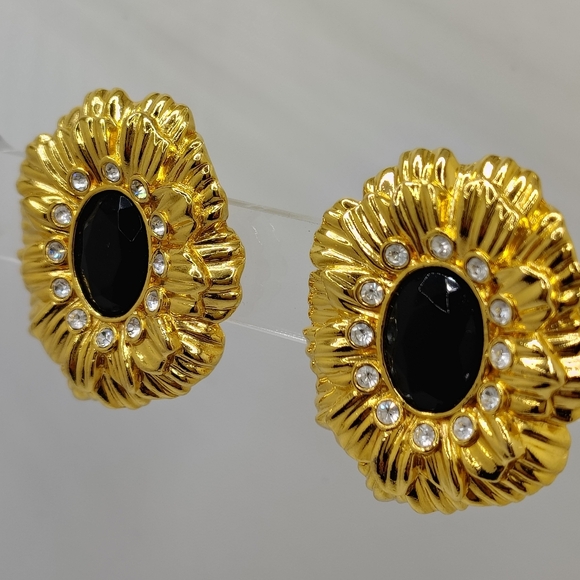 Kenneth Jay Lane For Avon  Clip On Earrings - Picture 3 of 10